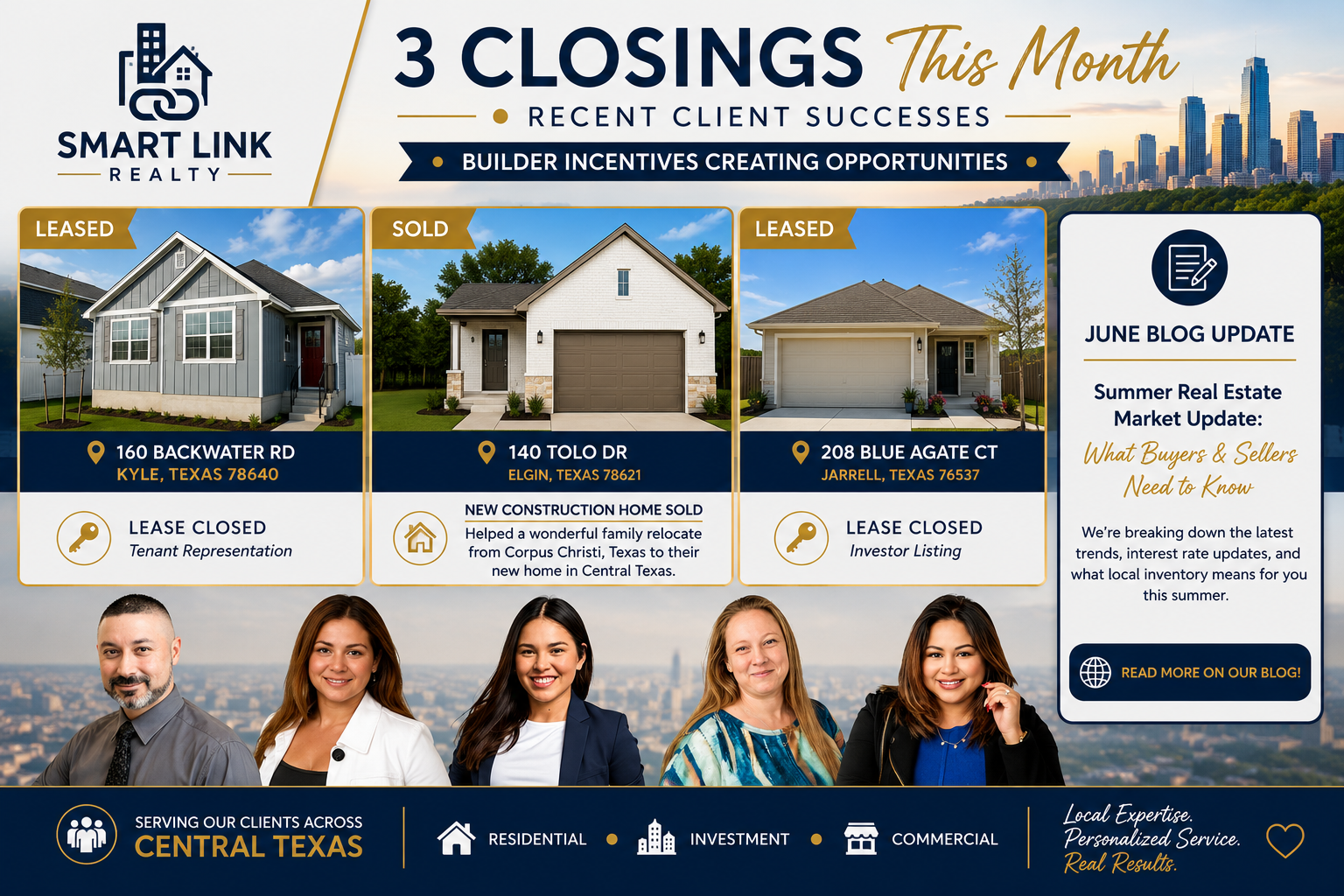 🏡 June 2026 Central Texas Market Update: Builder Incentives, New Opportunities & Recent Success Stories